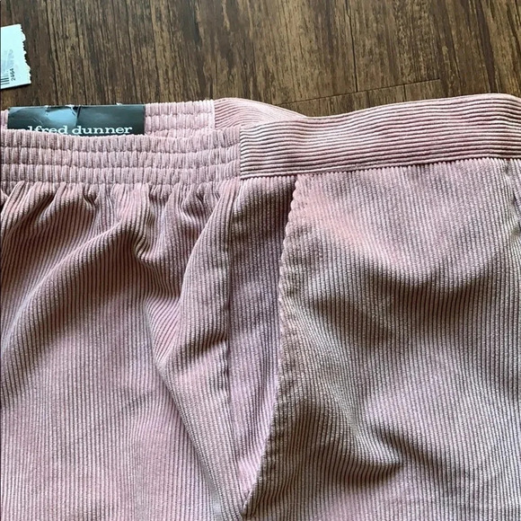Alfred Dunner Pants Corduroy Rose Pink Size 22W NWT - Picture 8 of 11